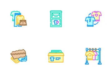 Thrift Driven Fashion Sustainable Icon Pack