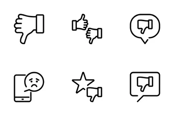 Thumbs Down Icon Pack