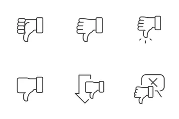 Thumbs Down Icon Pack