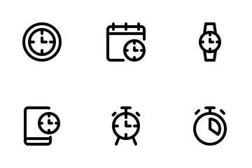 Tiempo Paquete de Iconos