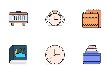 Hora de dormir Paquete de Iconos