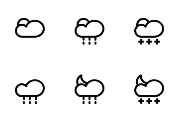 Clima y pronóstico Paquete de Iconos