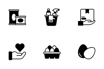 Tienda de comestibles Icon Pack