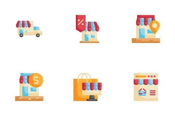 Tienda Paquete de Iconos