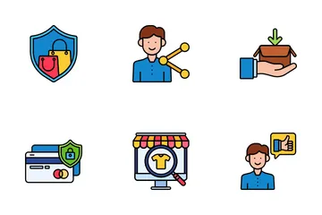 Tienda virtual Paquete de Iconos