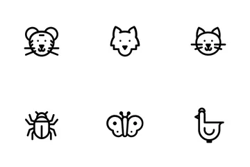 Tiere | Wildtiere Symbolpack