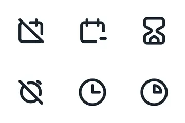 Time And Calendar Icon Pack