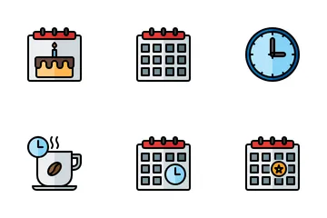 Time And Date Icon Pack