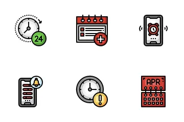 Time And Date Icon Pack