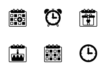 Time And Date Icon Pack