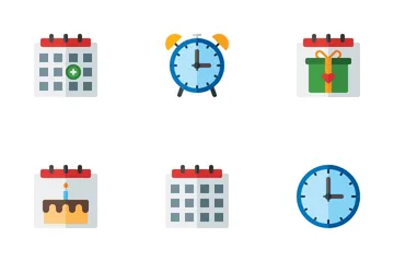 Time And Date Icon Pack