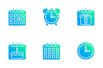 Time And Date Icon Pack