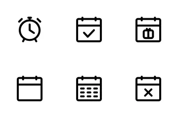 Time And Date Icon Pack