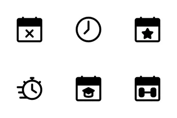 Time And Date Icon Pack