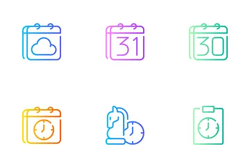 Time And Date Icon Pack