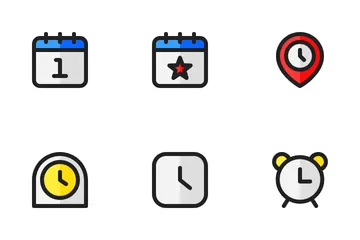 Time And Date Icon Pack