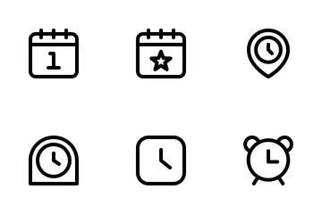 Time And Date Icon Pack