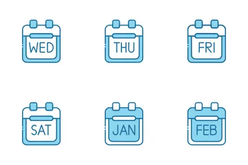 Time And Date Icon Pack