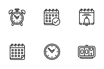 Time And Date Icon Pack