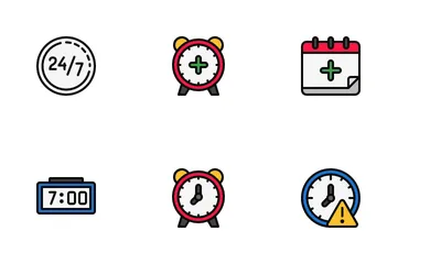 Time And Date Icon Pack