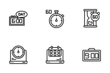 Time And Date Icon Pack