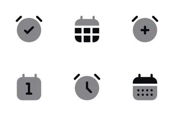 Time And Date Icon Pack