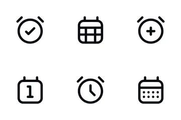 Time And Date Icon Pack