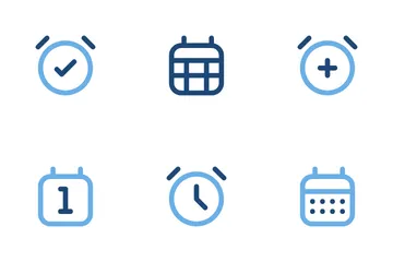 Time And Date Icon Pack