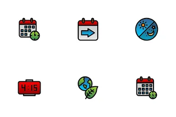 Time And Date Icon Pack