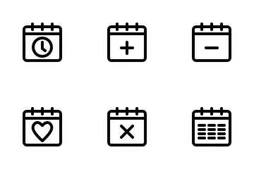 Time And Date Icon Pack