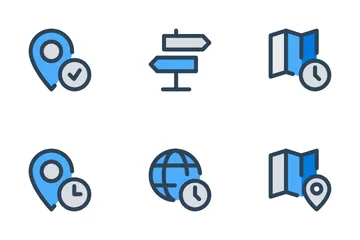 Time And Location Vol-2 Icon Pack