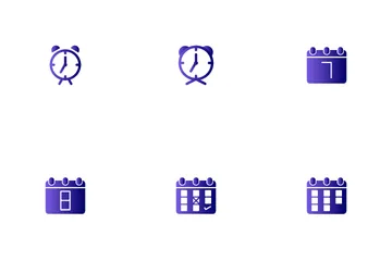 Time And Map Icon Pack