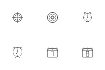 Time And Map Icon Pack