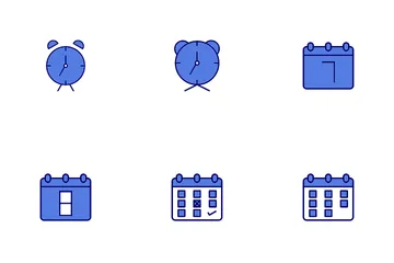 Time And Map Icon Pack