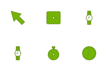 Time And Map Icon Pack