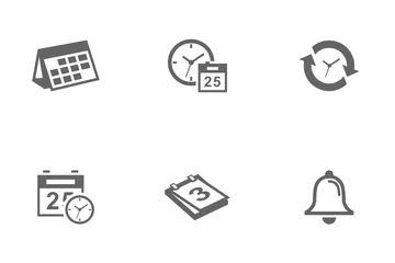 Time And Schedule Icon Pack