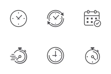 Time & Clock Icon Pack
