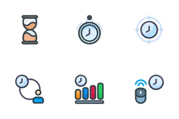 Time Efficiency Icon Pack