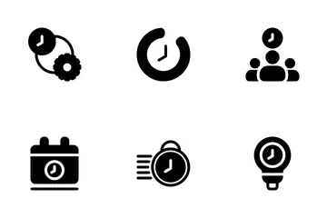 Time Efficiency Icon Pack