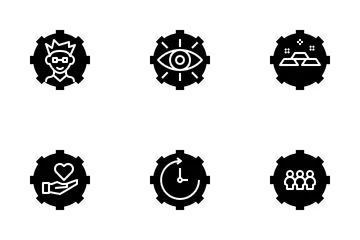 Time Management Glyph Icon Pack