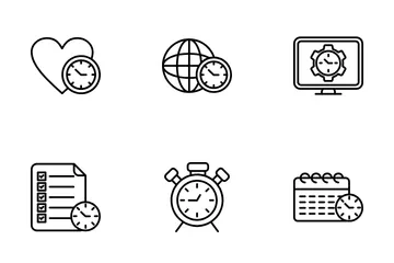 Time Management Icon Pack