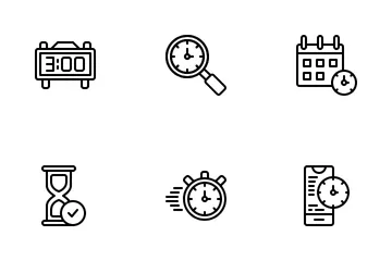 Time Management Icon Pack