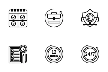 Time Management Icon Pack