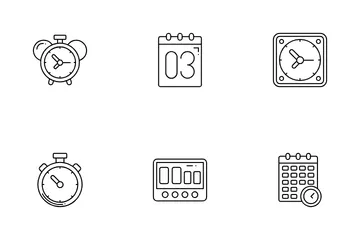 Time Management Icon Pack