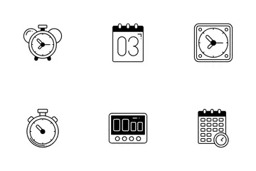 Time Management Icon Pack