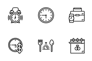 Time Management Icon Pack