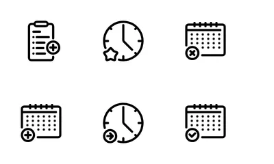 Time & Planning Icon Pack
