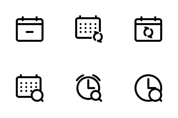 Time & Schedule Icon Pack