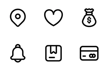 Tinte E-Commerce Icon Pack