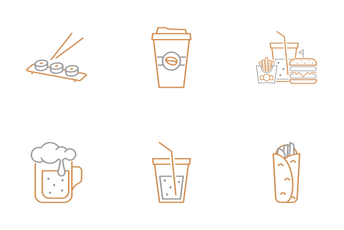 Tiny Little Fast Food Icon Pack